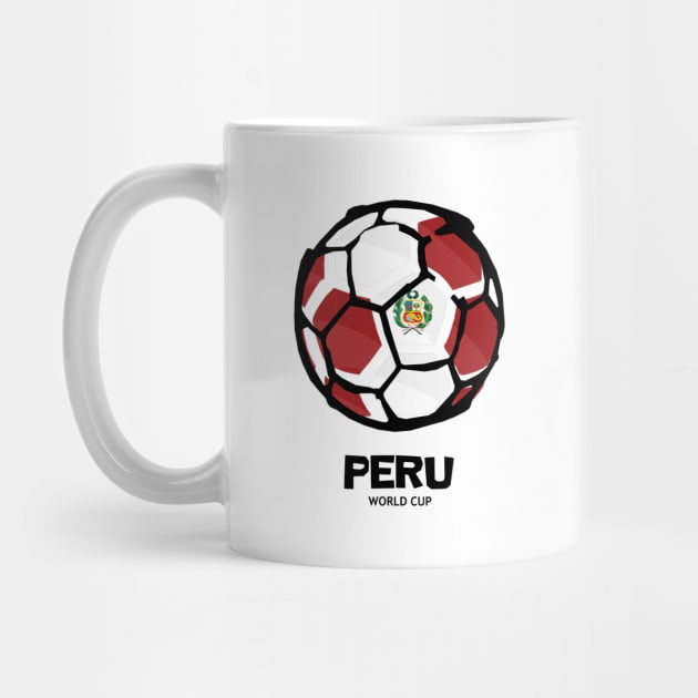 Peru Football Country Flag by KewaleeTee